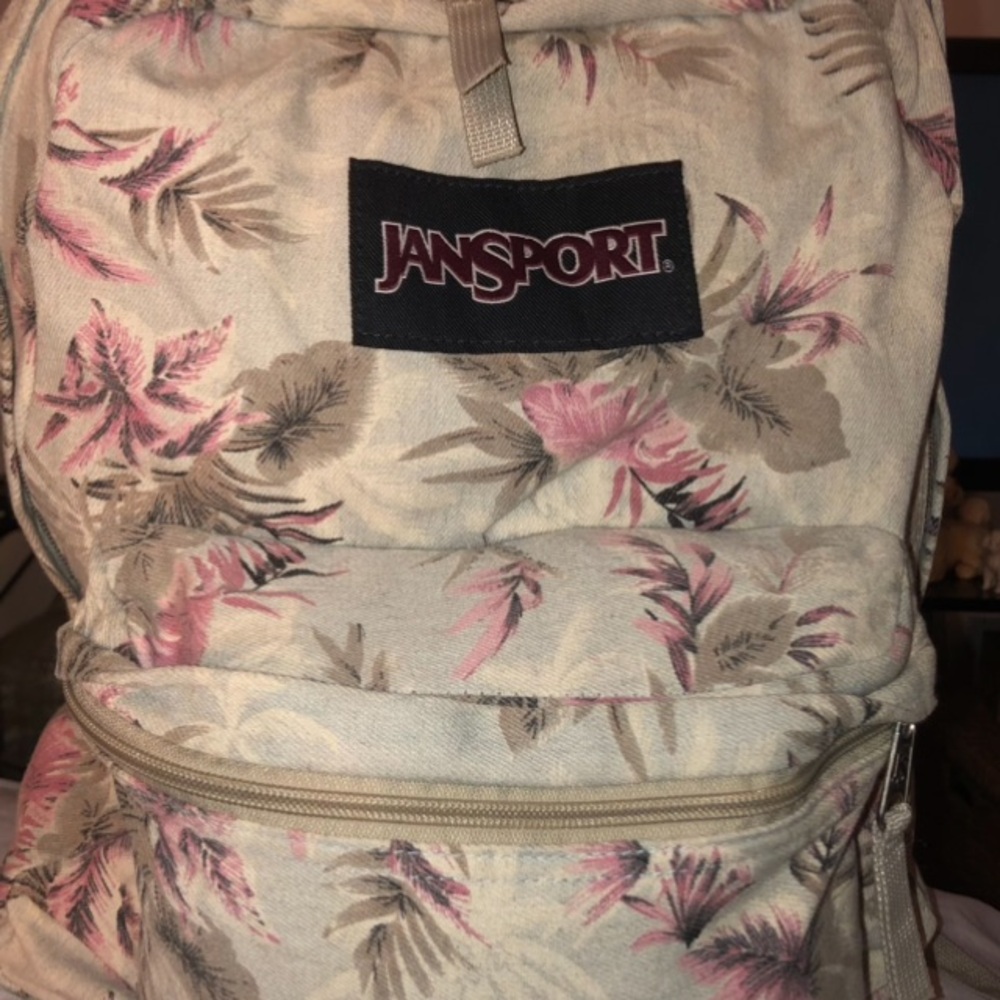 JanSport Super FX Tropical Print Backpack Bag